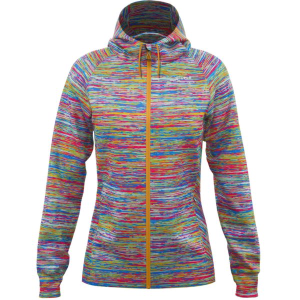 Cuenca felpa donna melange full zip con cappuccio Redelk