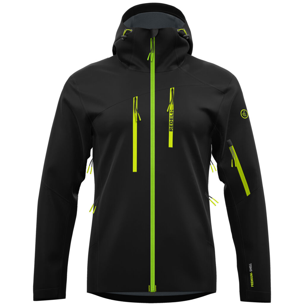 Crown 2 Premiumshell 3 layer jacket Redelk