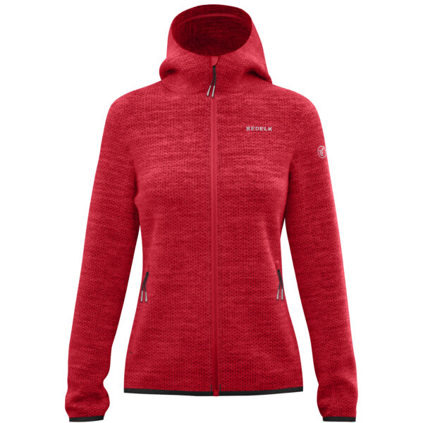 Tambora 2 - Women's fleece jacquard with hood - Redelk